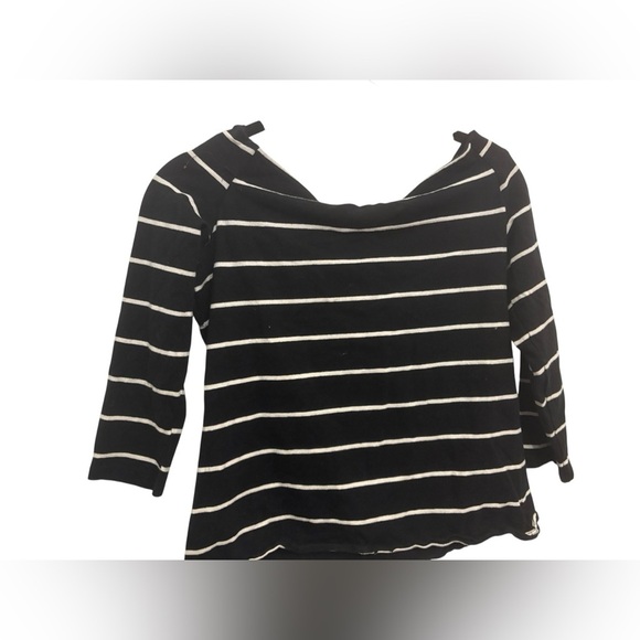 Zara Striped Off-the-Shoulder top - Picture 2 of 2